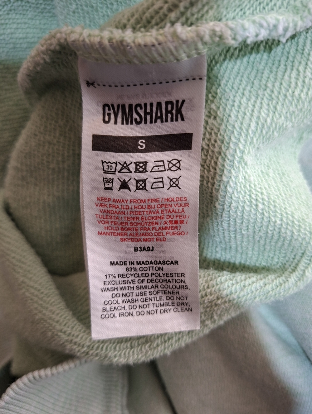 🍄3/50$🍄 Gymshark Rest Day Sweats 1/2 Zip Pullover Kangaroo Pocket Size Small - Picture 12 of 12